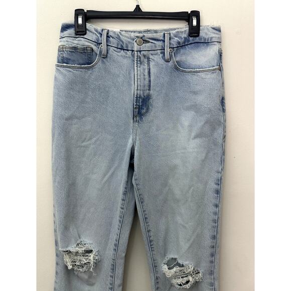 Good American Women's Split Pocket & Hem Straight Jean 6/28 NWT - Picture 2 of 8